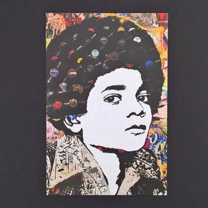 Mr. Brainwash LA Art Show Michael Jackson Event Promo Postcard 2011